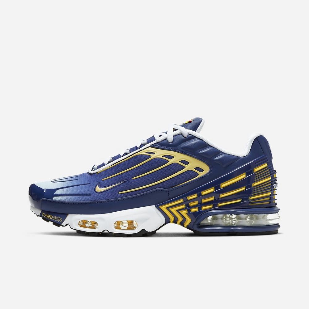 Sneakers Nike Air Max Plus 3 Bleu 6054-798 Deep Royal/White/Topaz Gold Homme | NUN-93922432